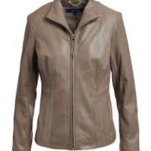 Cole Hahn supple leather jacket